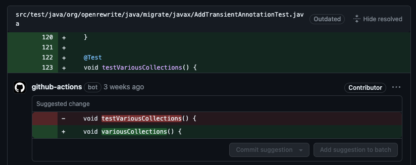 Figure 3. Don’t use test in test names